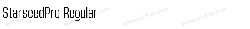 StarseedPro Regular字体转换